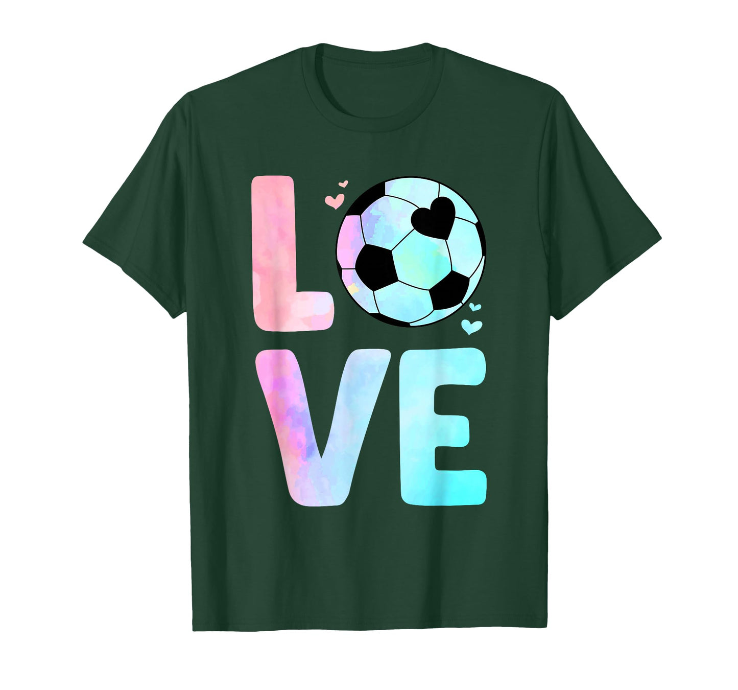 Cool Soccer Art for Women Girls Toddler Themed Soccer Player T-Shirt