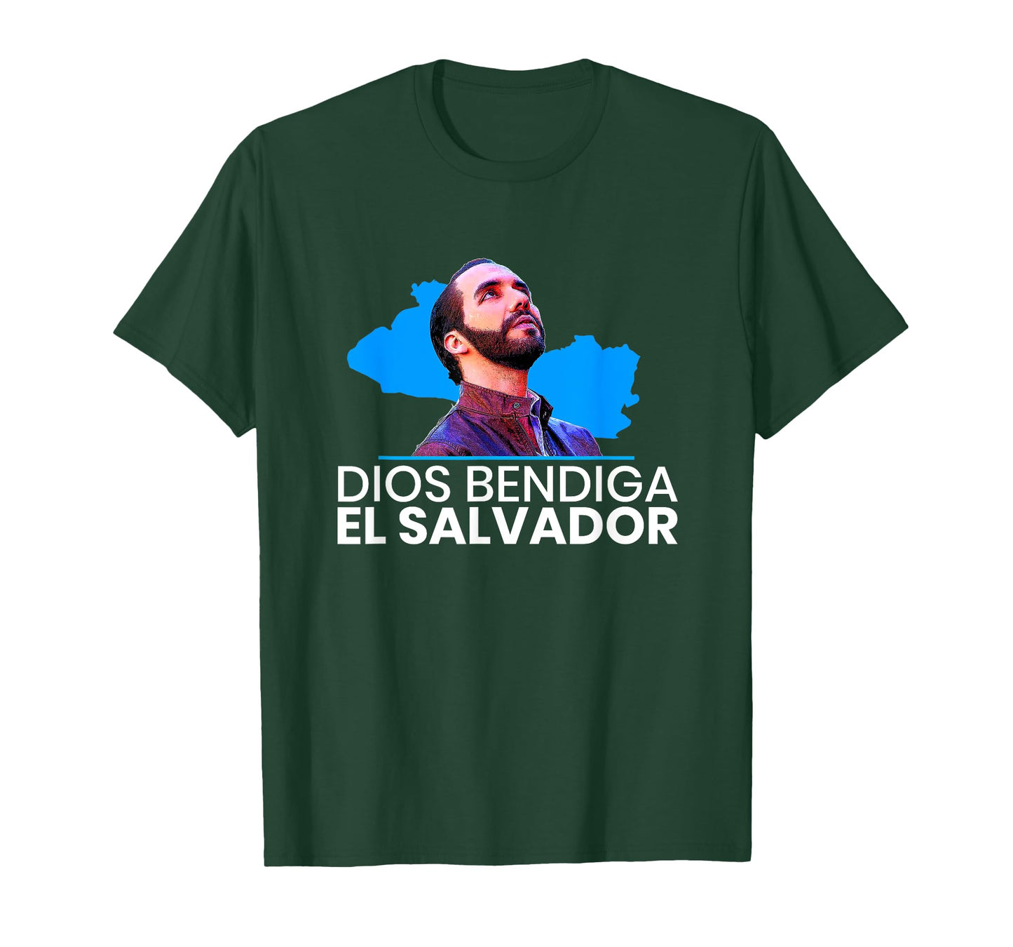 Dios Bendiga El Salvador, Nayib Bukele Presidente T-Shirt T-Shirt