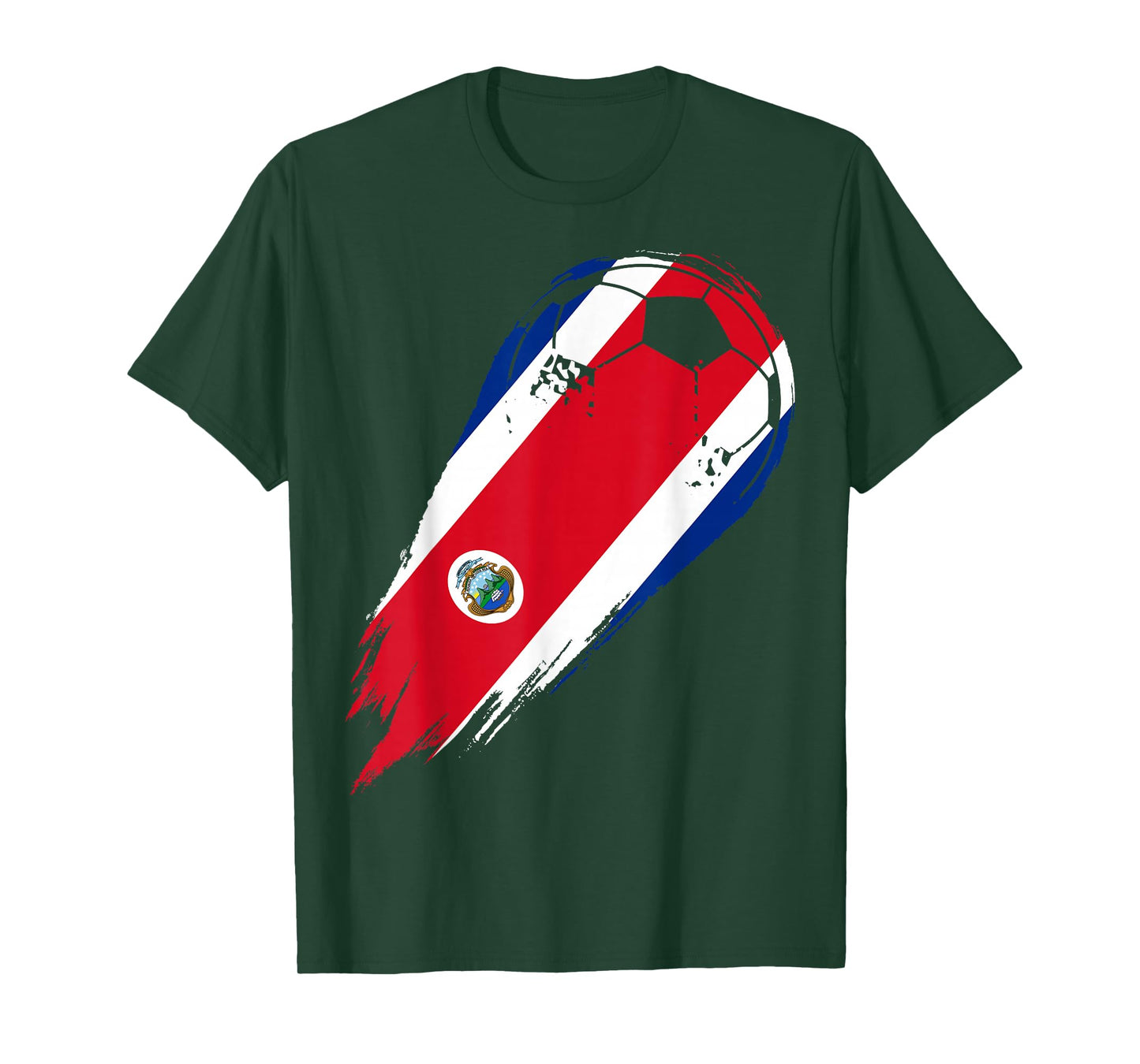Soccer Country Flag of Costa Rica T-Shirt