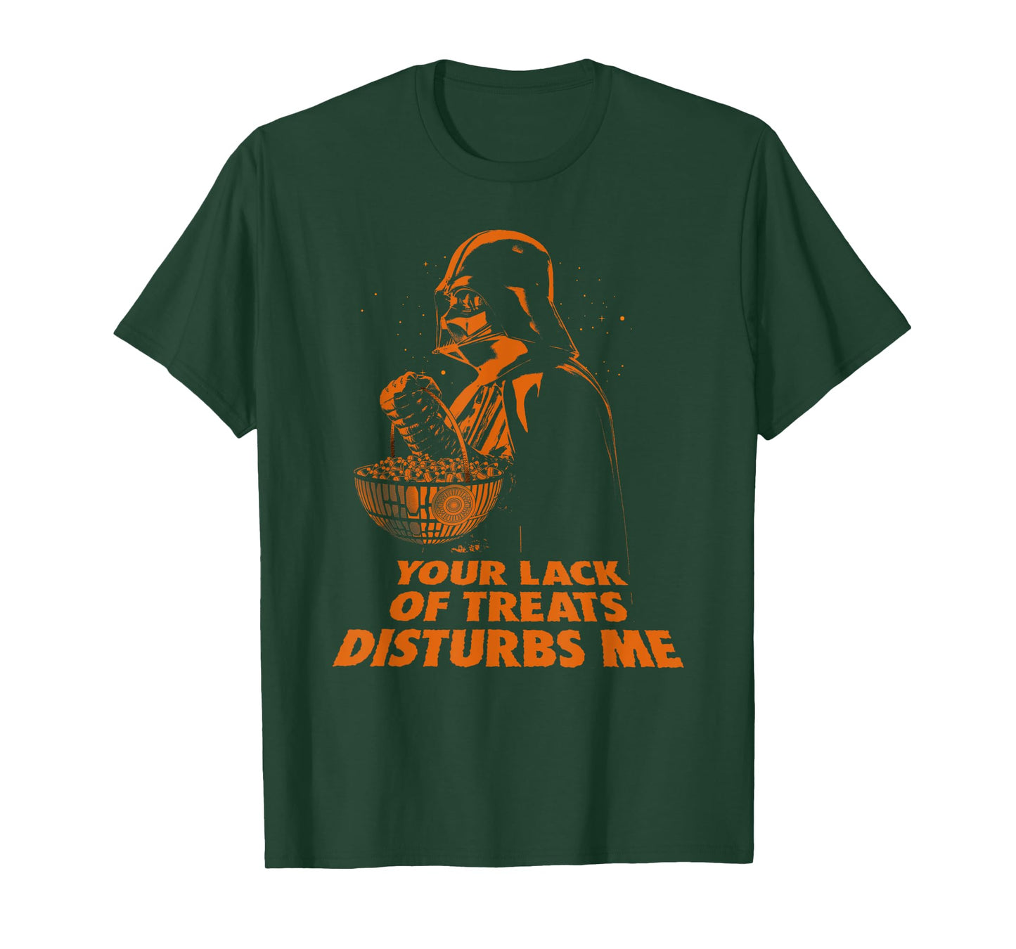 Star Wars Halloween Darth Vader Your Lack Of Treats Disturbs T-Shirt