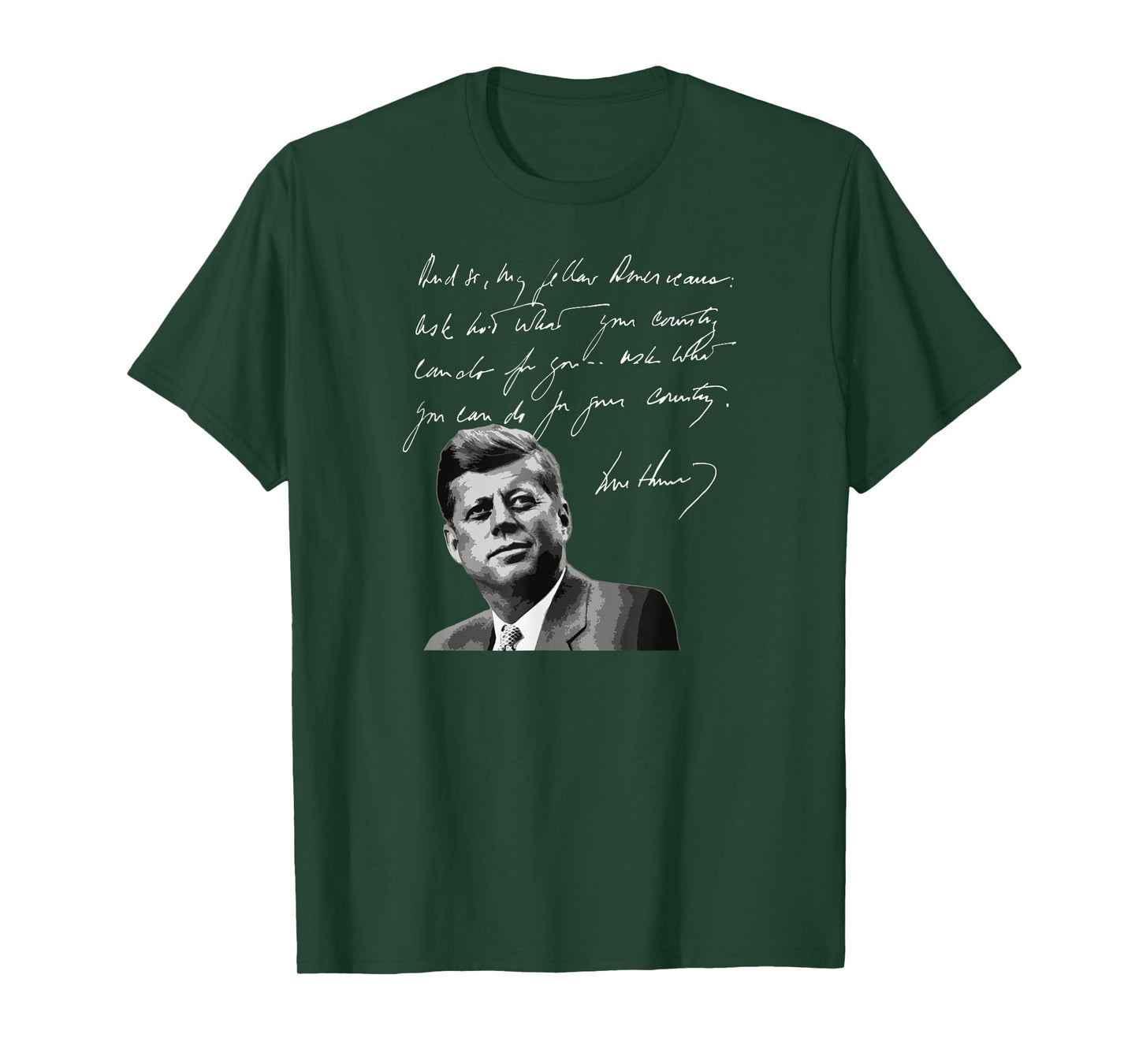 Utopia Sport Kennedy Shop JFK John F. Kennedy What You Can Do For Your Country Quote T-Shirt