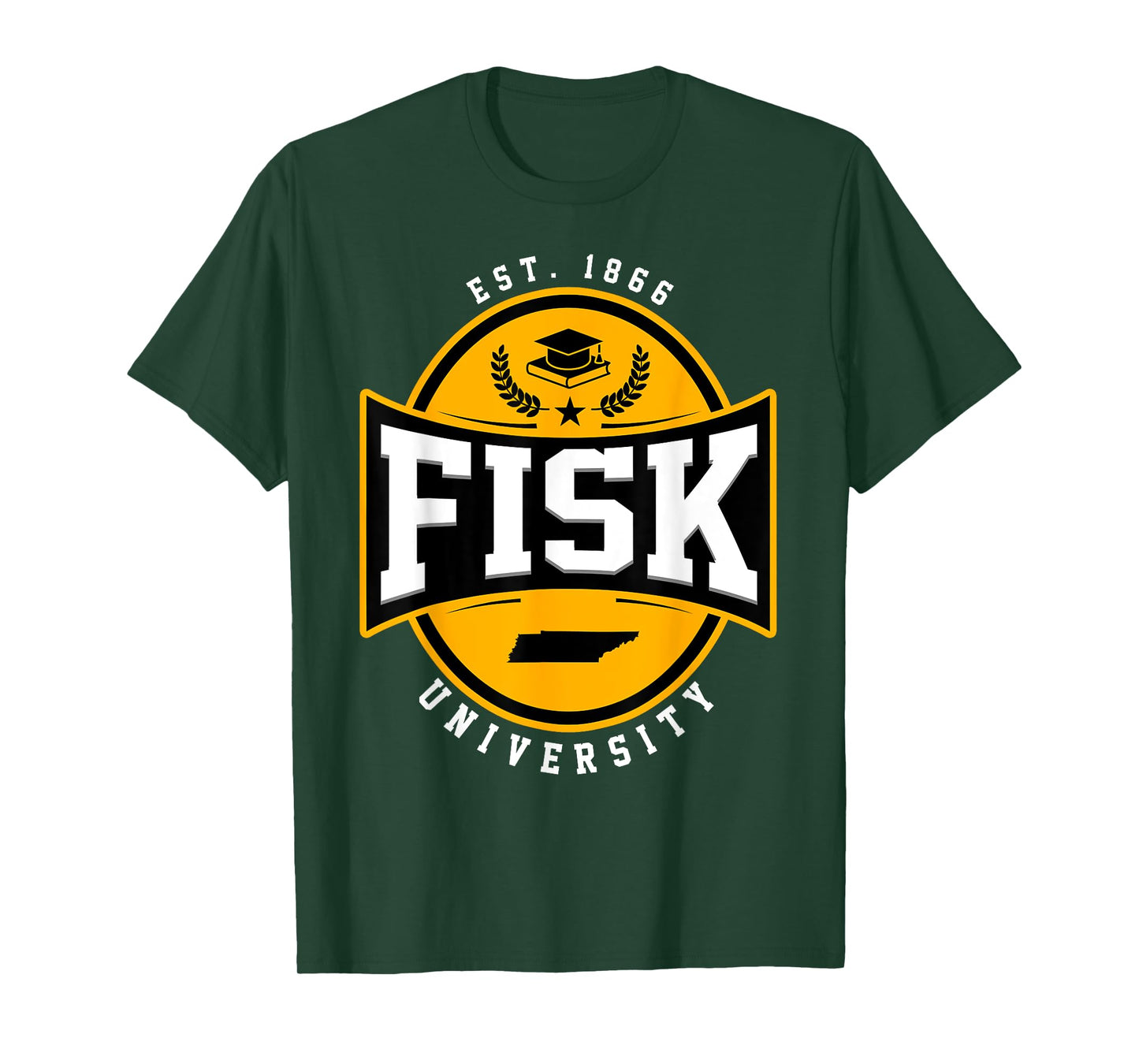 Fisk University Arch Vintage Design Retro Men Women T-Shirt