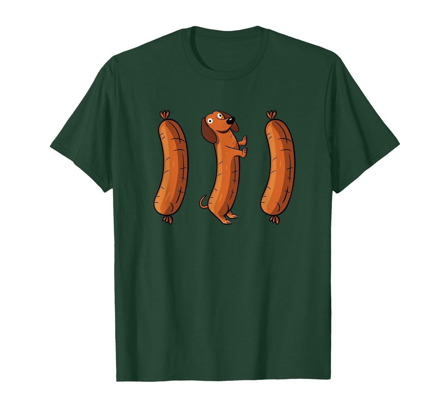 Funny Oktoberfest Shirt Men Women Dachshund Wurst Sausage T-Shirt