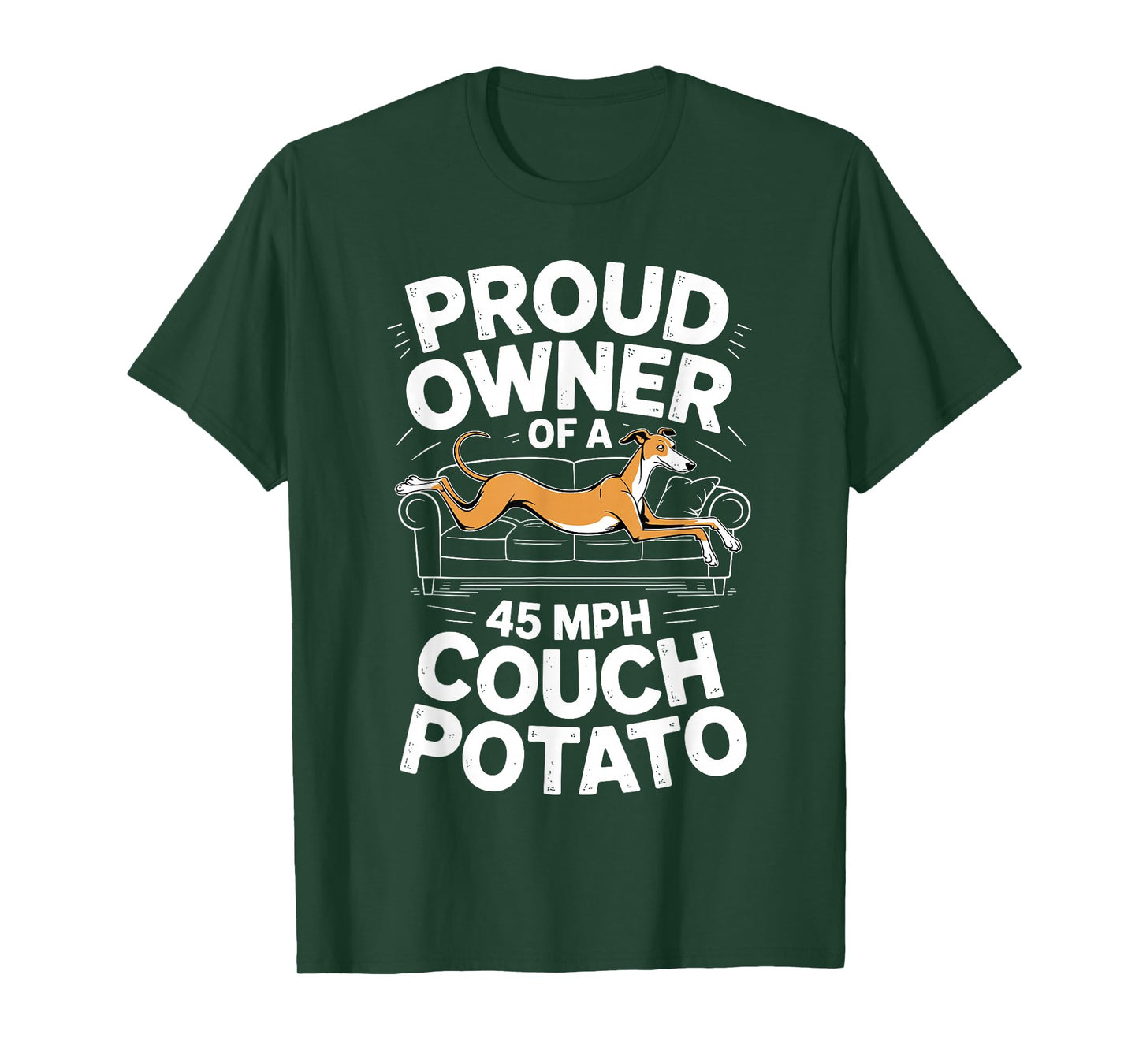 Funny Greyhound Art for Men Women Kids Puppy Greyhound Lover T-Shirt