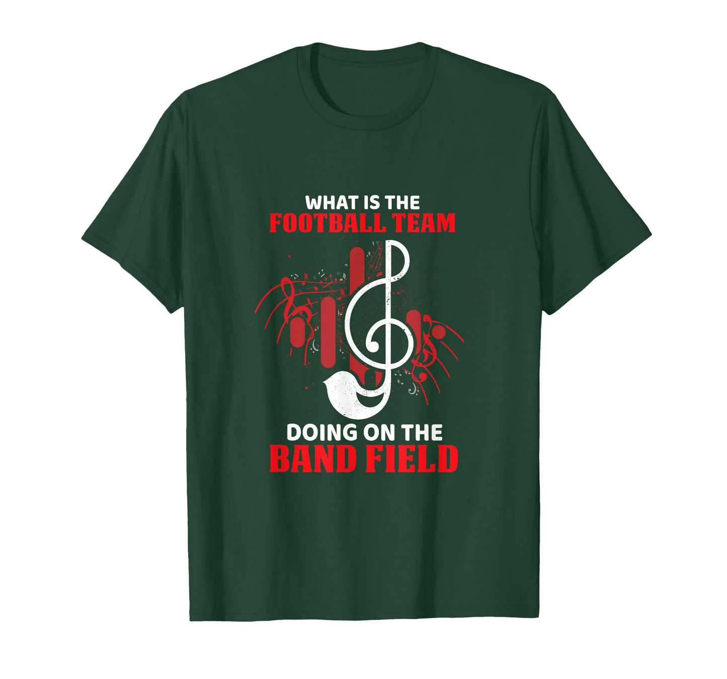 What Is The Football Team Doing On The Band Field Musical T-Shirt