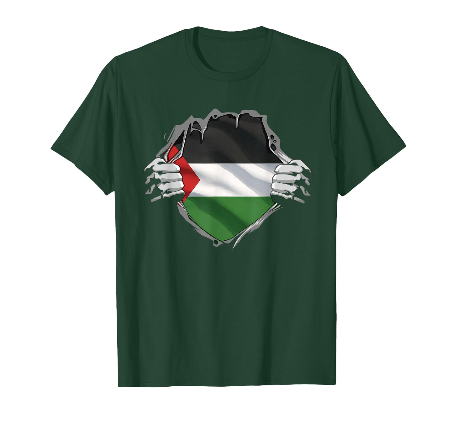 Palestine Shirt Palestinian Flag Arabic Roots Heritage DNA T-Shirt