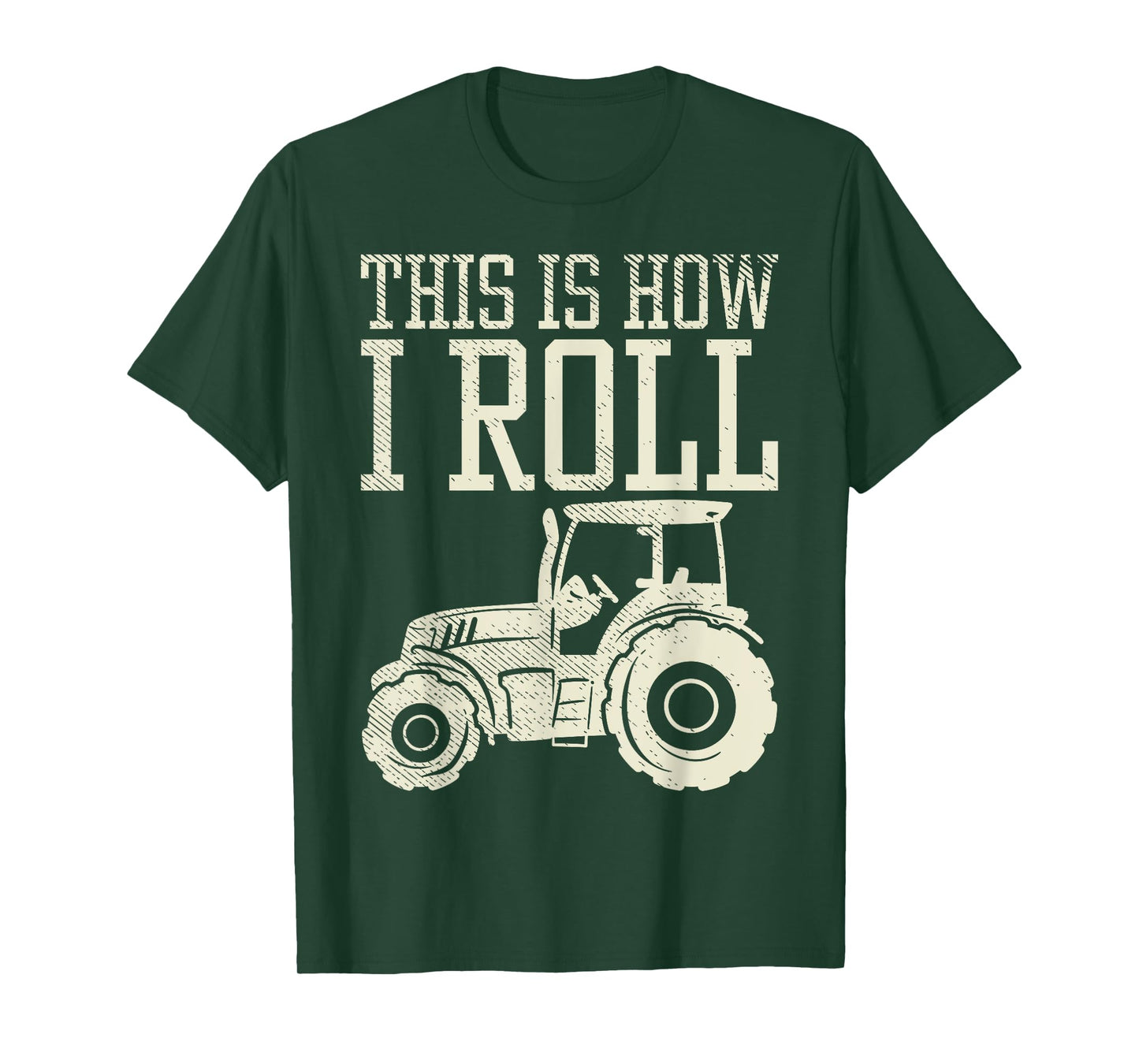 This Is How I Roll Tractor Farm Truck Farming Farmer Gift T-Shirt