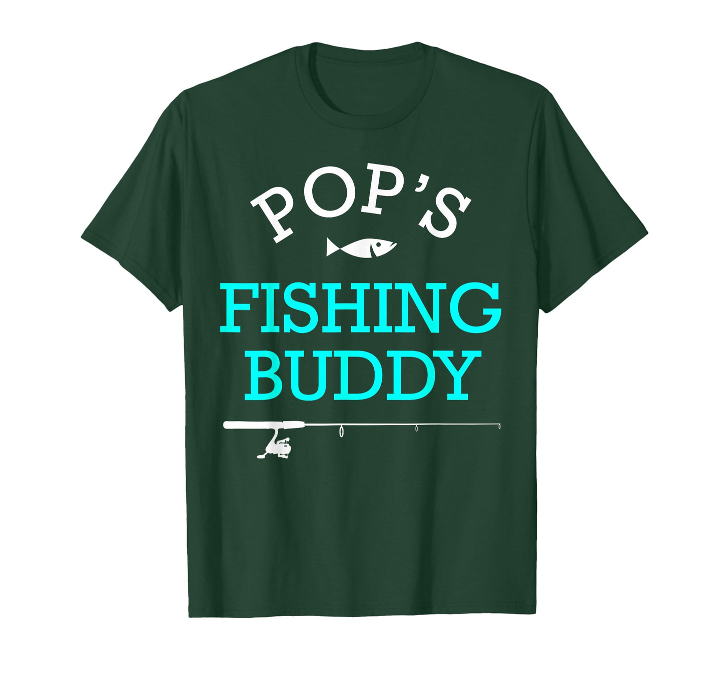 Pops Fishing Buddy Shirt Cute Kids Gift T-Shirt