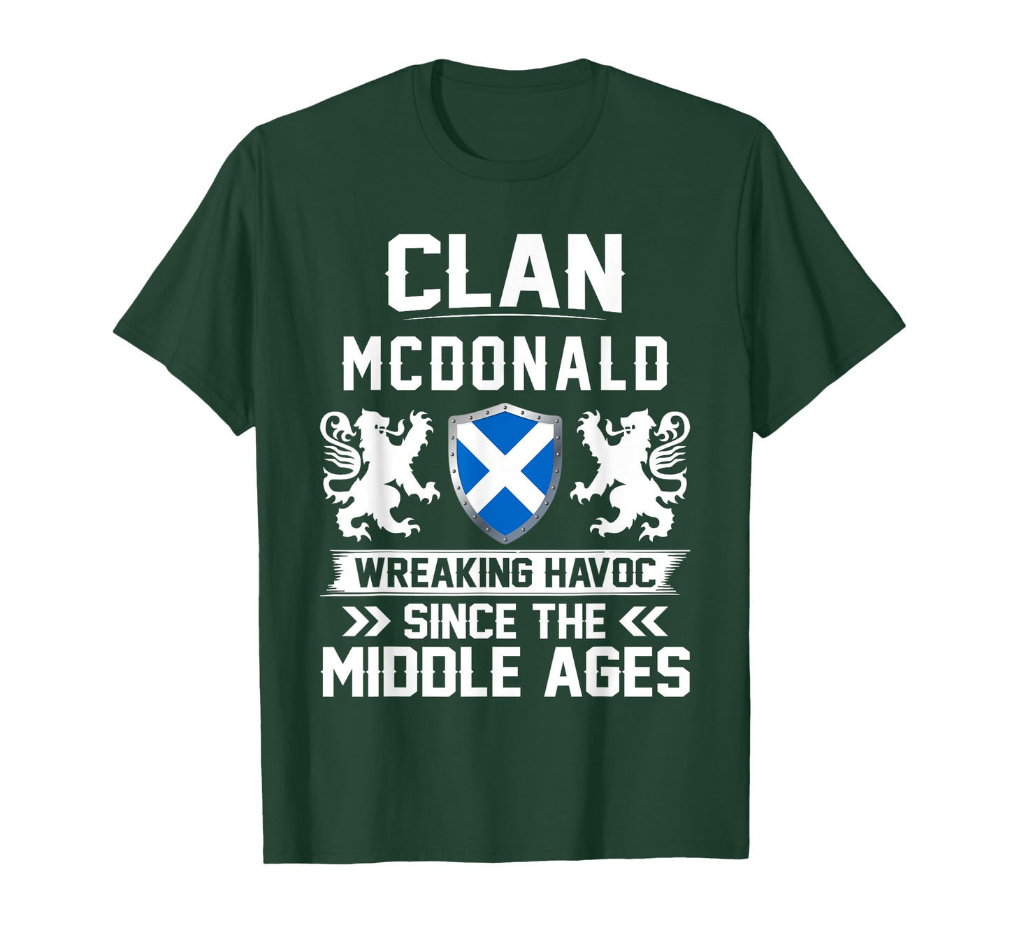Clan MCDONALD scottish family scotland mothers day fathers T-Shirt