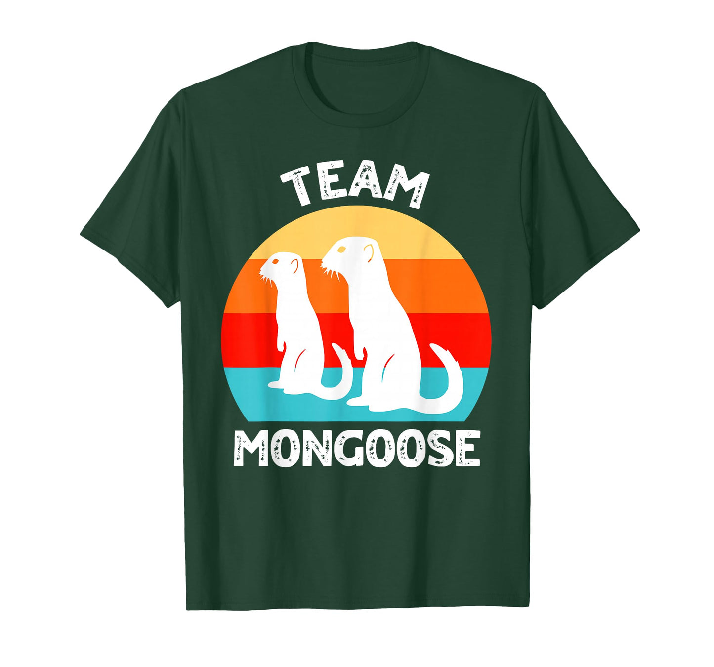 Funny Mongooses T-Shirt, Small, Black