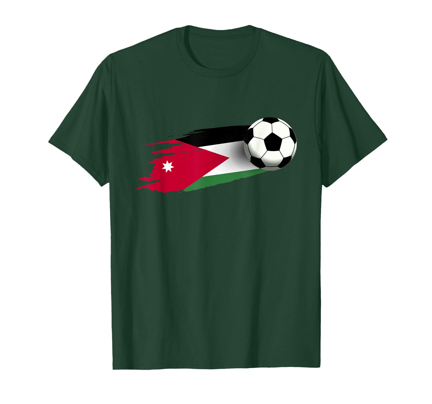 Jordan Flag Jersey Jordanian Soccer Team Jordanian T-Shirt