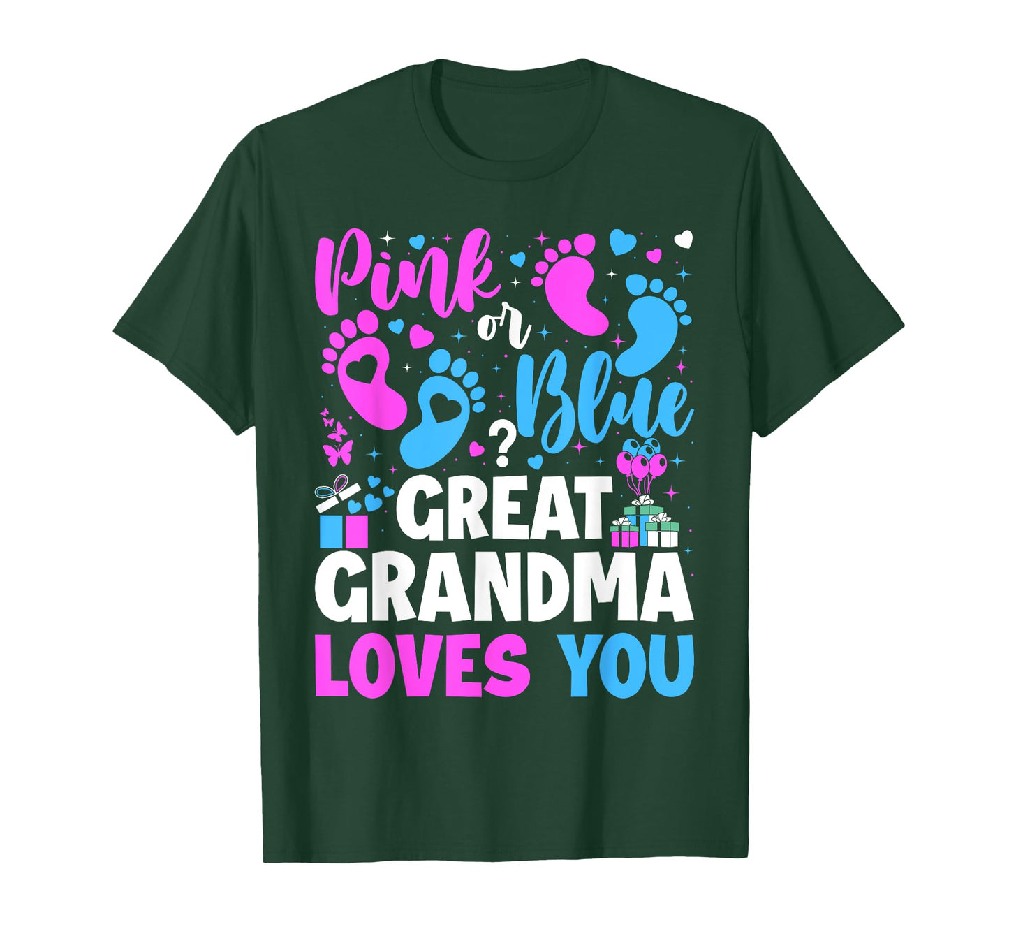 Gender Reveal Great Grandma T-Shirt
