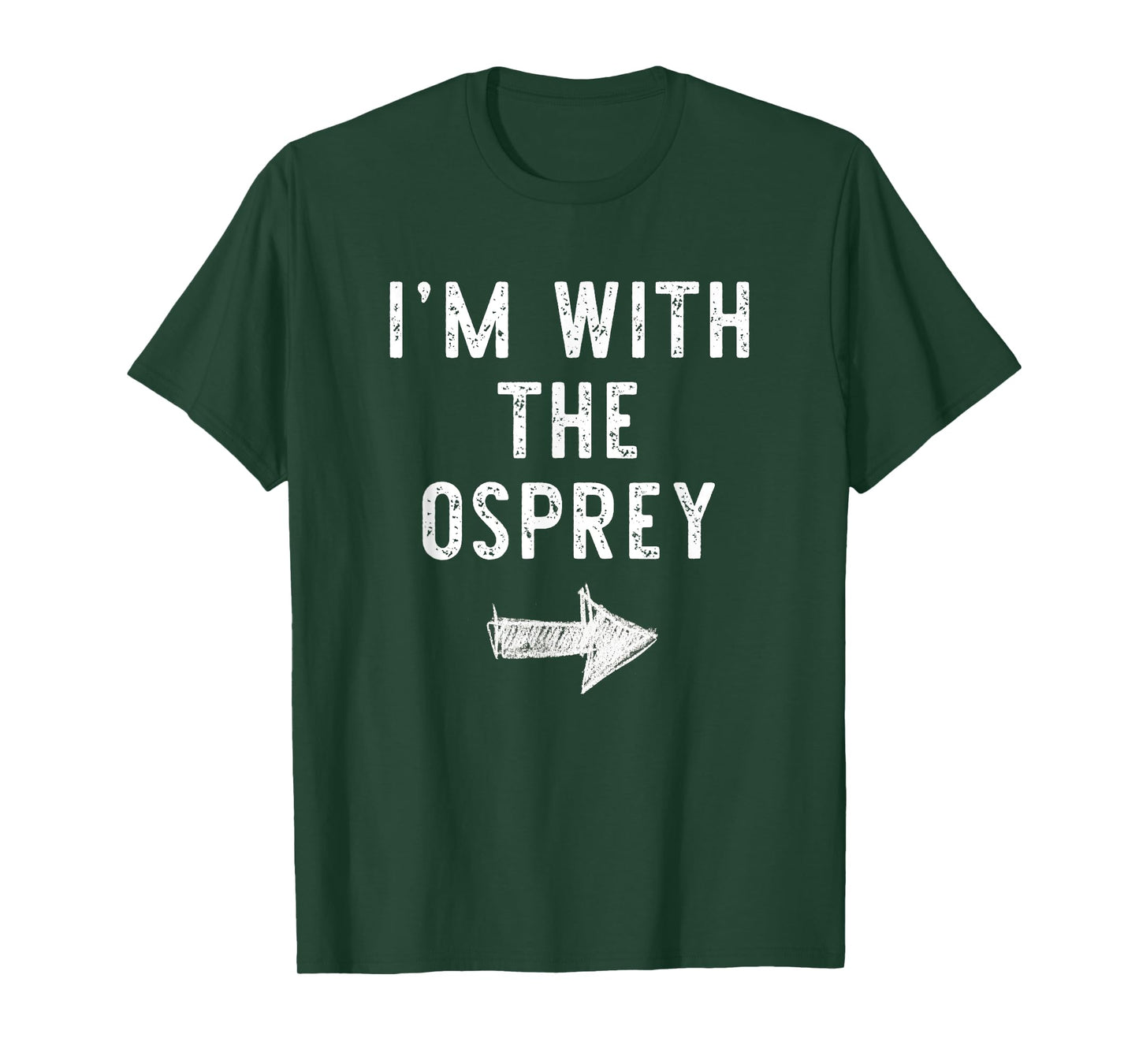 I'm With The Osprey Costume Halloween Matching Couple T-Shirt