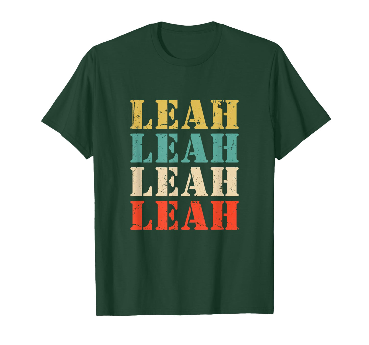 Leah Retro Names Vintage Style Personalized For Leah T-Shirt