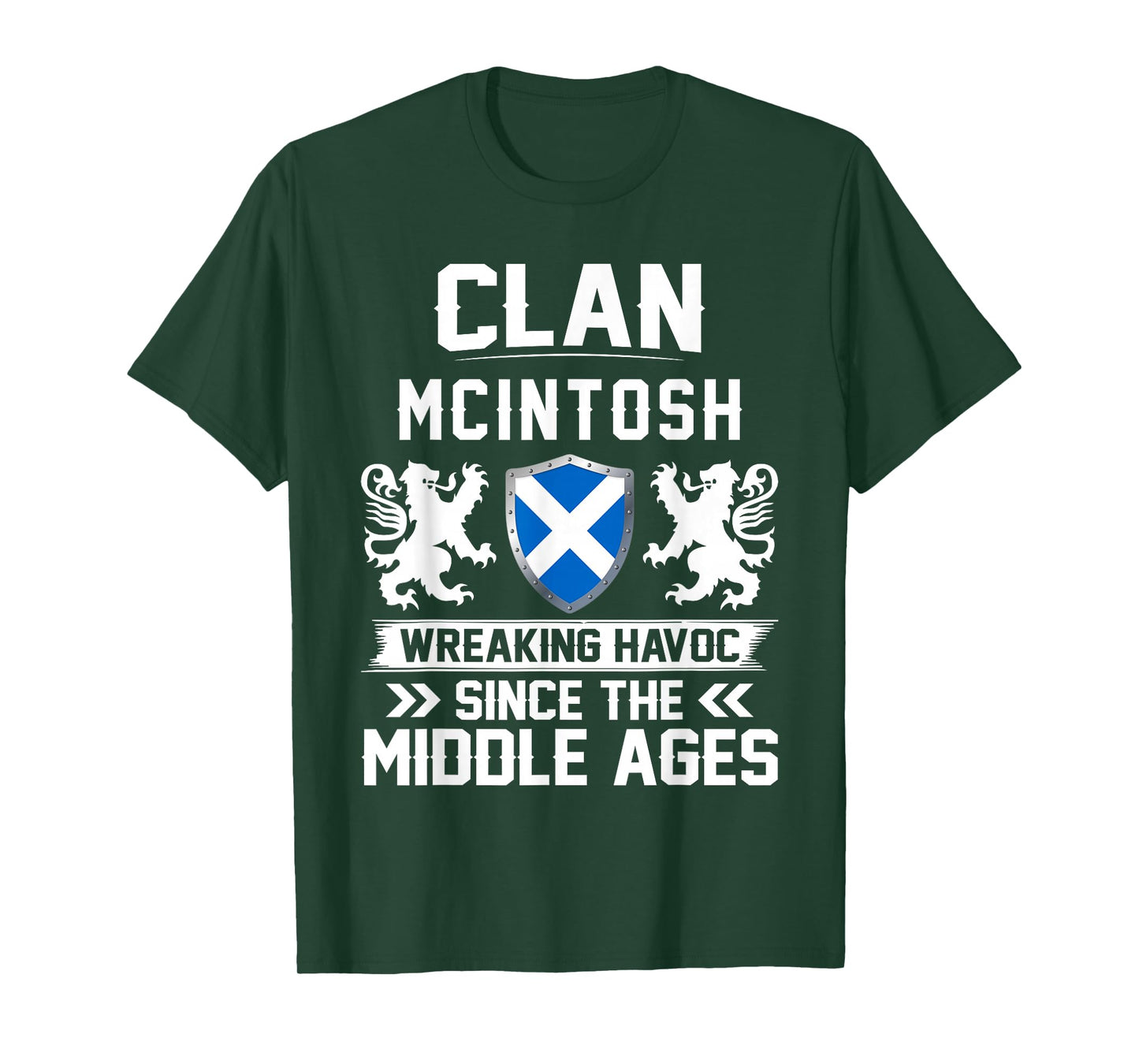 Clan MCINTOSH scottish family scotland mothers day fathers T-Shirt