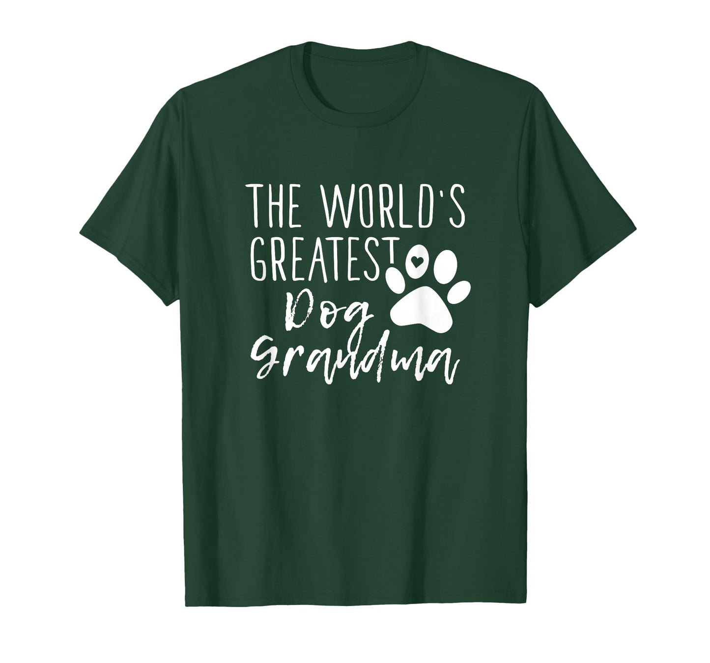 The World's Greatest Dog Grandma - Cute Dog Owner T-Shirt