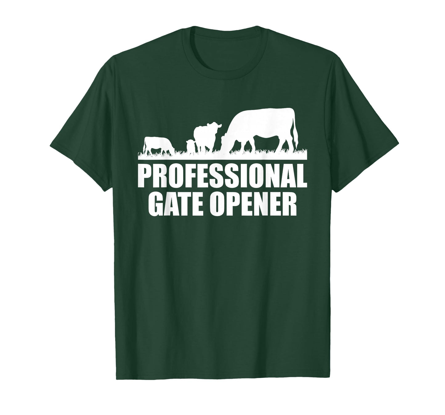 Professional Gate Opener Cow Apparel T-Shirt