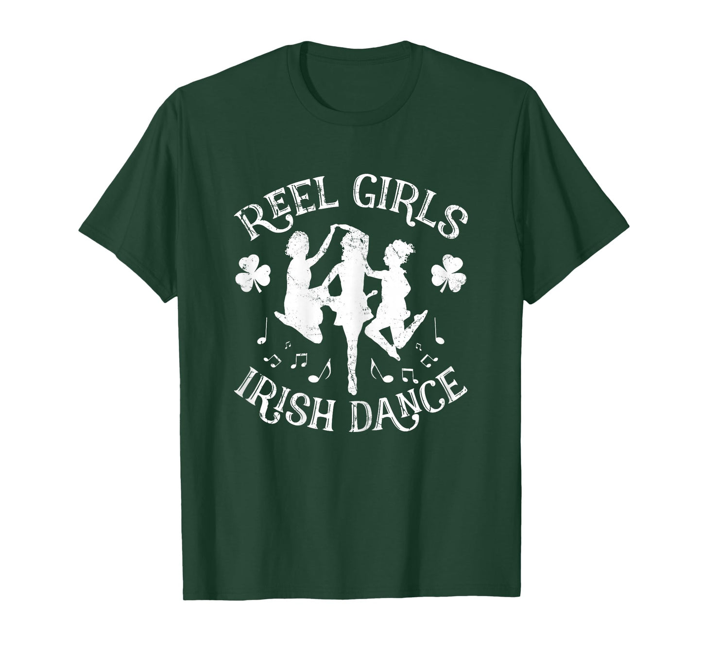 Womens St Patricks Day Reel Girls Irish Dance Green T-Shirt T-Shirt