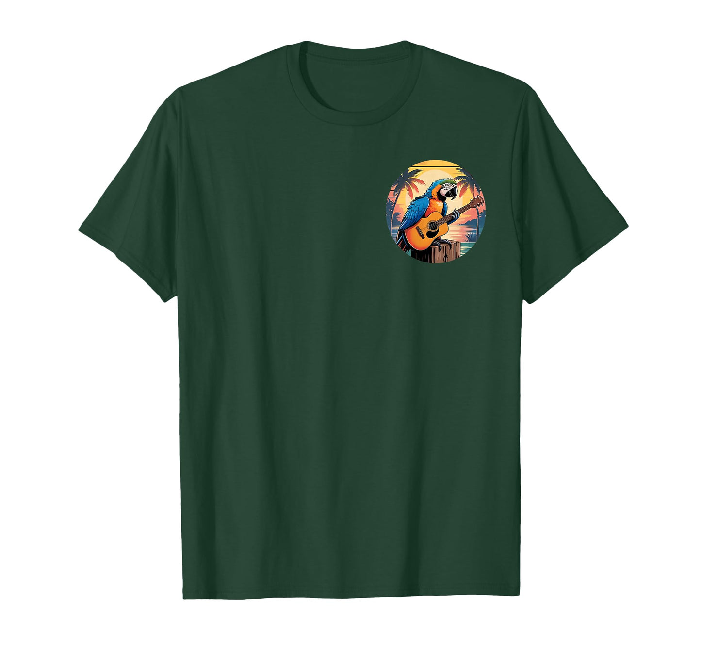 Some of It's Magic Some of It's Tragic Parrot - Front & Back T-Shirt