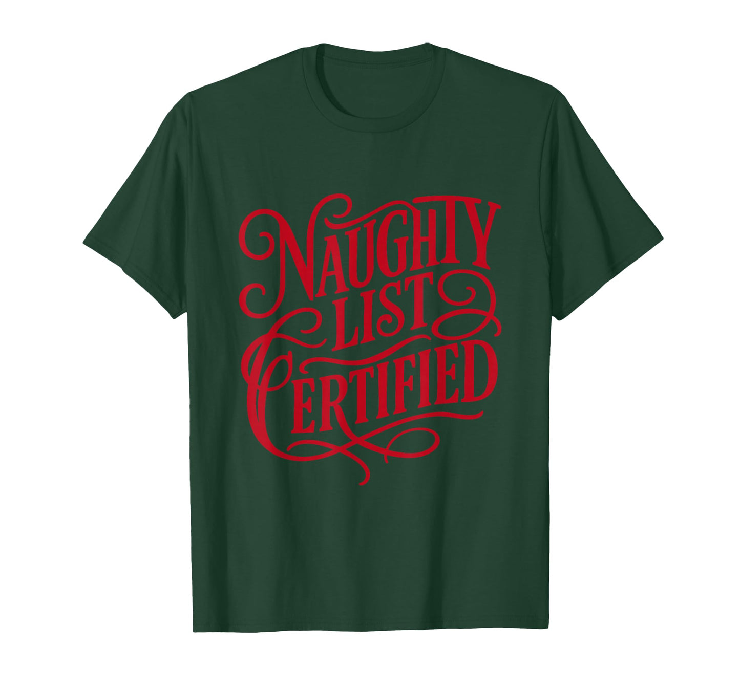 Cool Naughty List Certified Speech T-Shirt