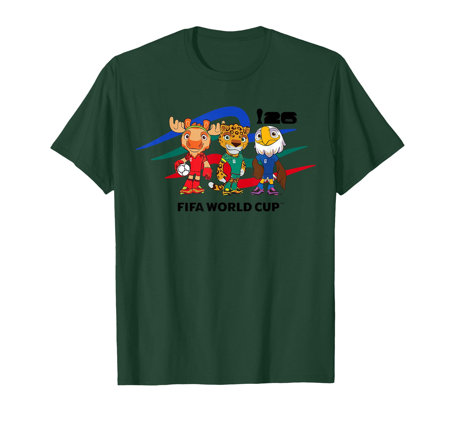 FIFA World CUP26 Host Country Mascots T-Shirt