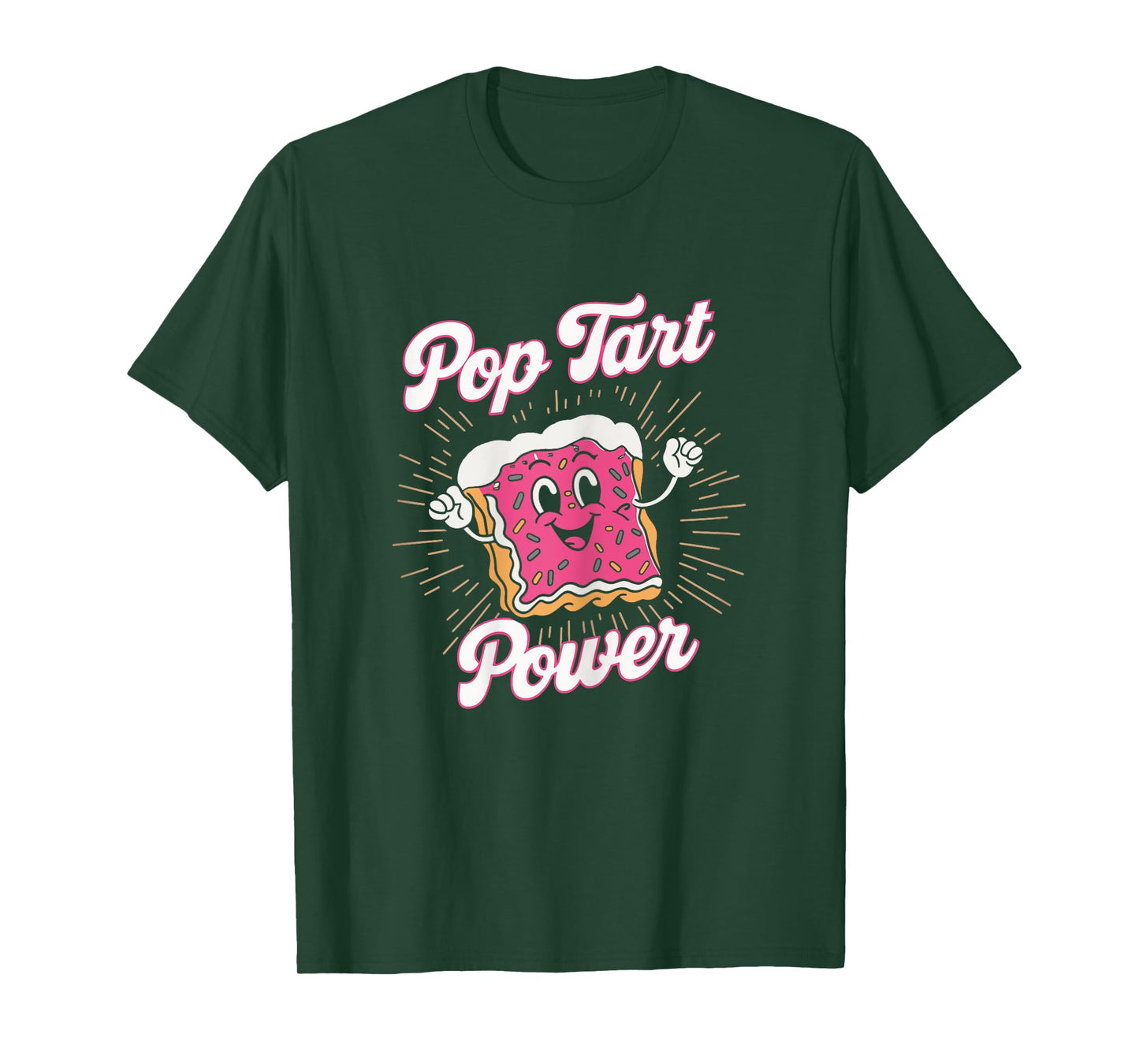 Pop Tart Power! Funny Gym Exercise Poptart Kawaii T-Shirt