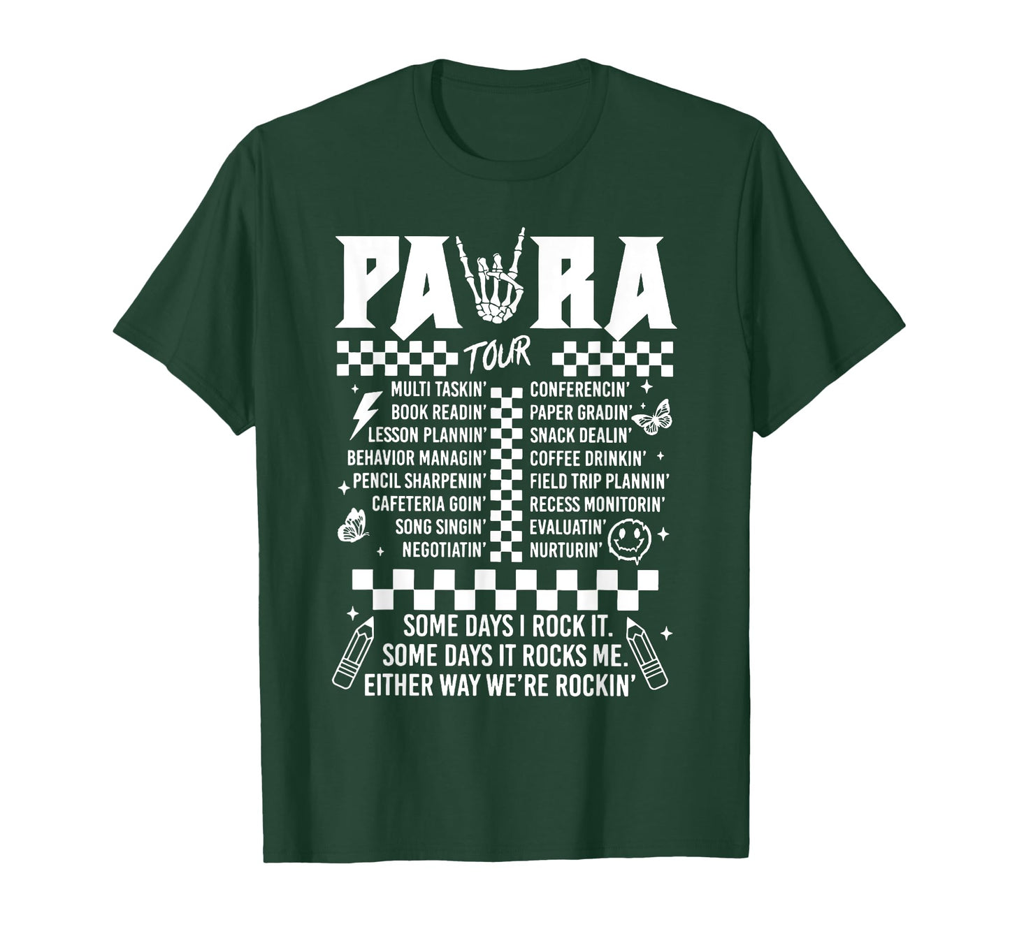 Para Tour Retro Groovy Gifts For Family T-Shirt