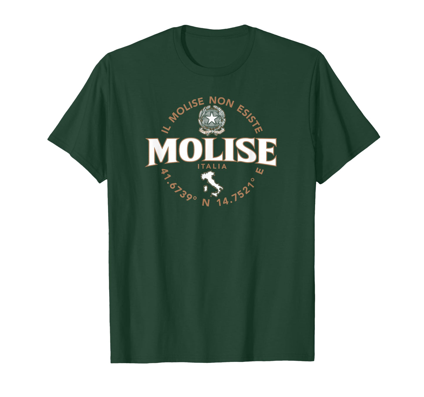 Molise Italy Label Coordinates 2C T-Shirt