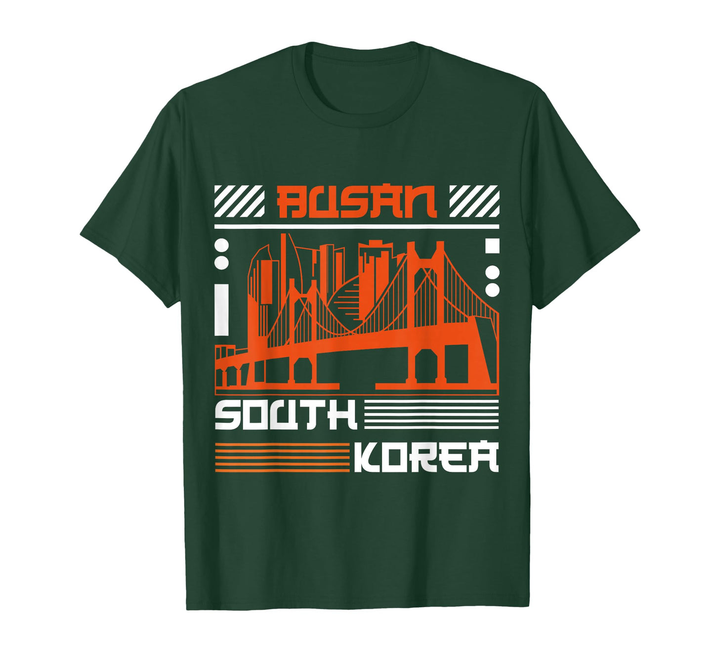 Busan Vacation Holiday South Korea Flag T-Shirt