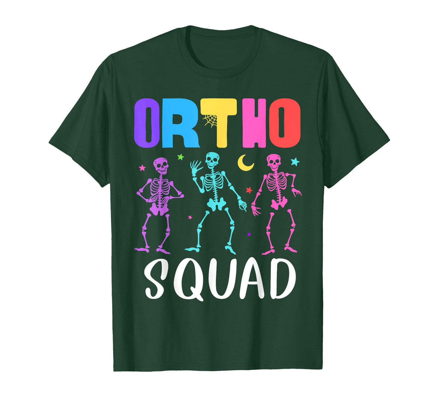 Skeleton Ortho Squad Orthopedic Nurse RN Halloween Costume T-Shirt