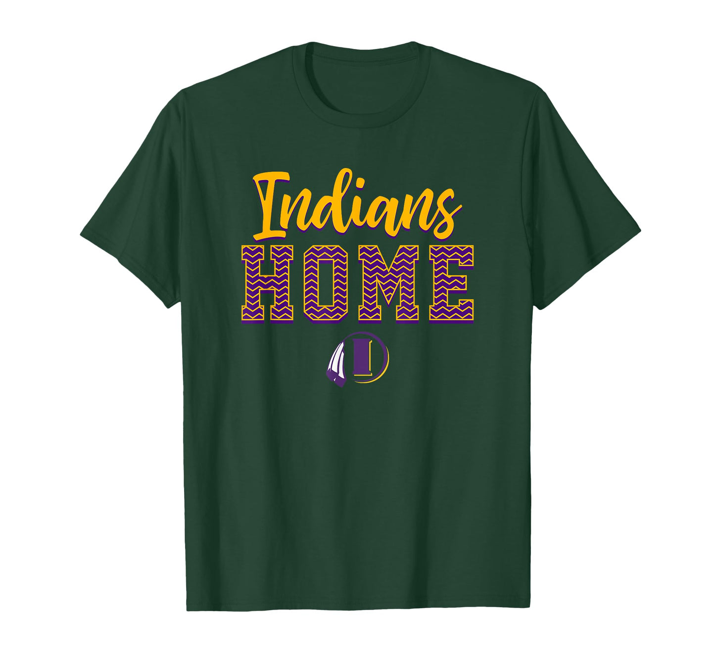 Indianola Indians Logo Home HS T-Shirt