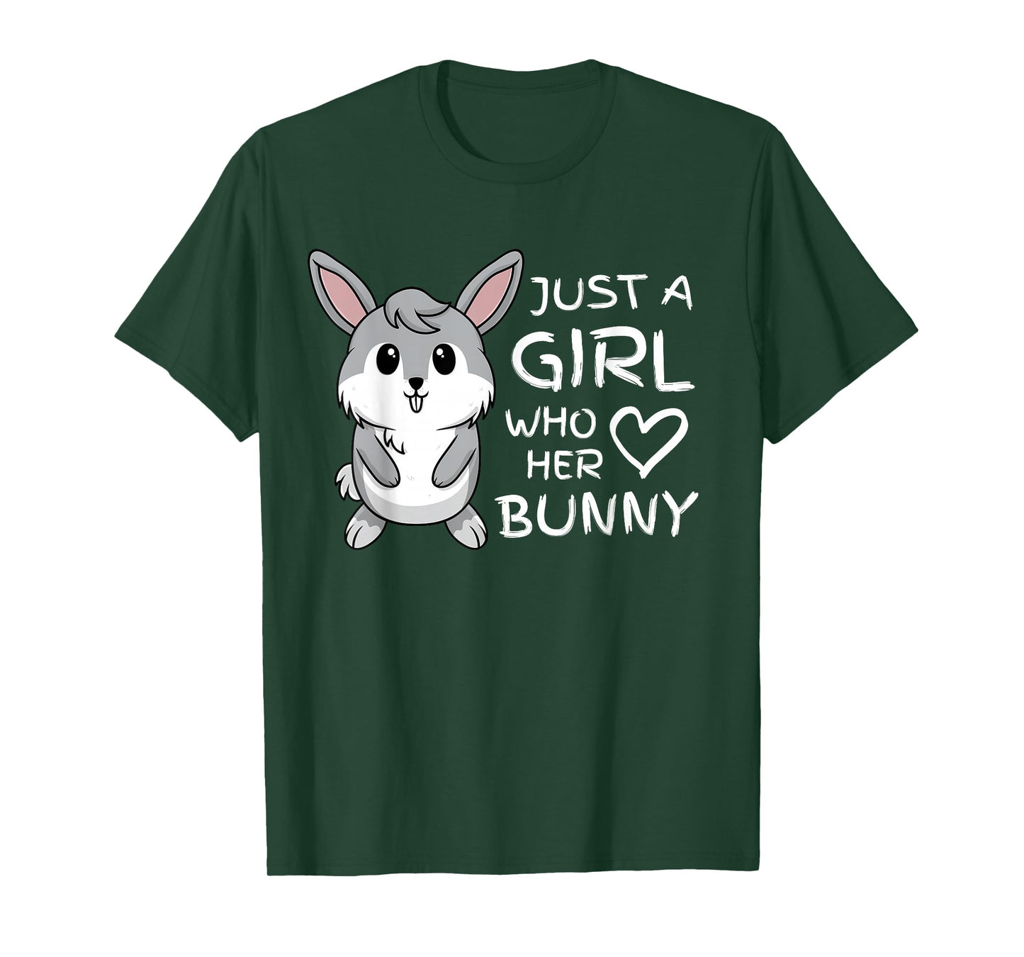 Just a Girl Who Loves Her Rabbit And Bunny Pet T-Shirt