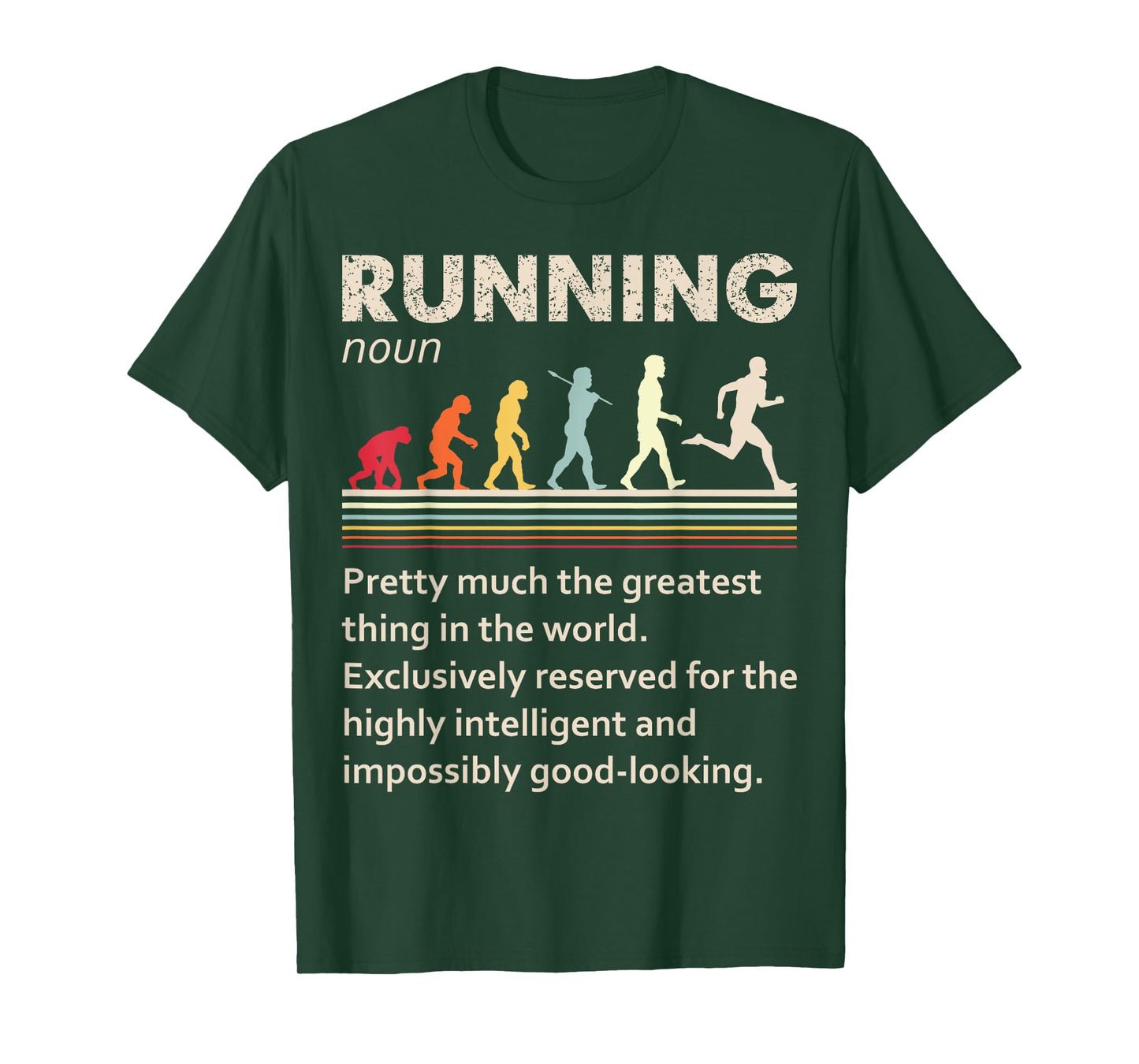 Running Evolution Funny Definition For Runners Love To Run T-Shirt