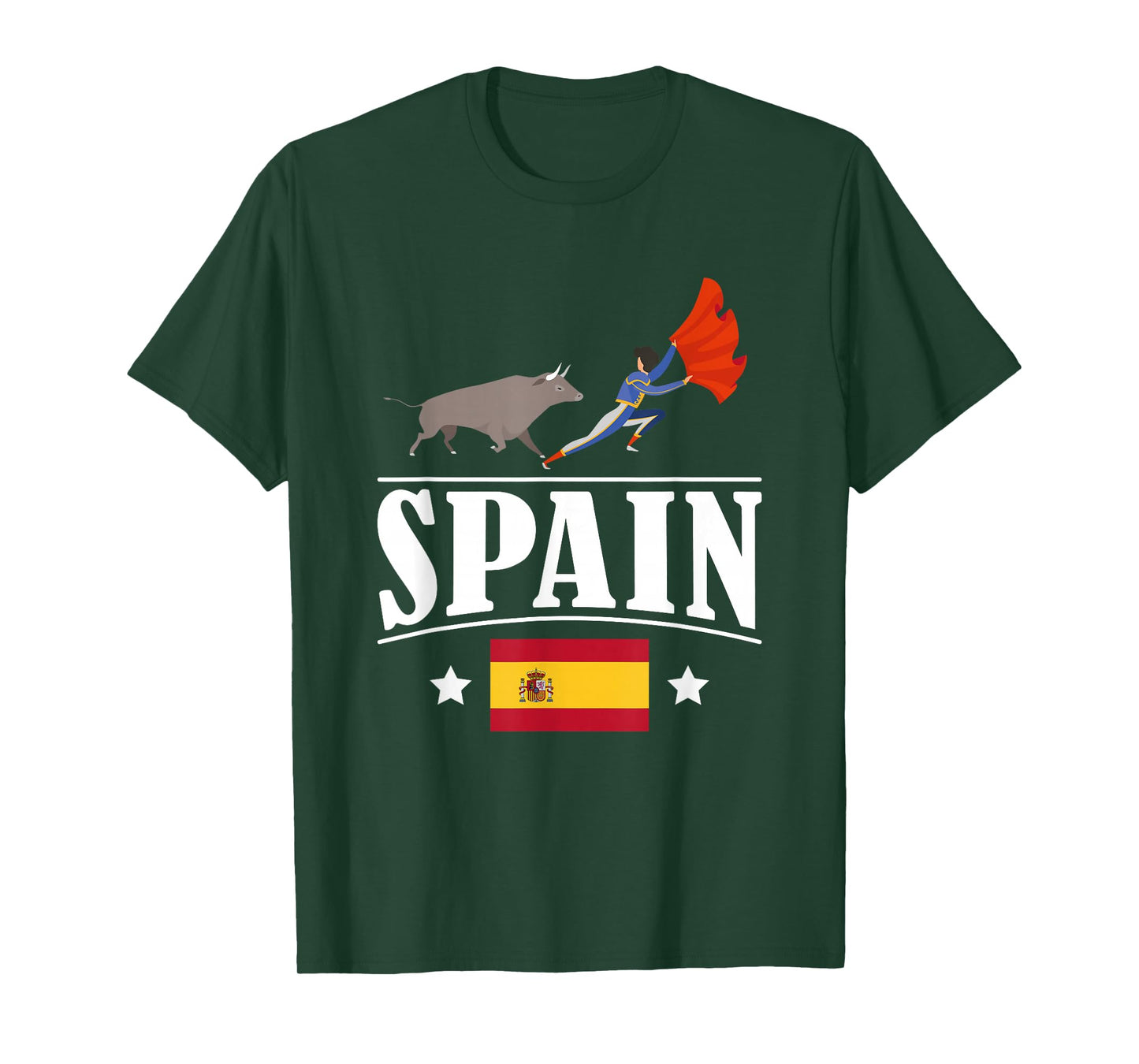 Spain Flag Bull Fighting Spanish T-Shirt