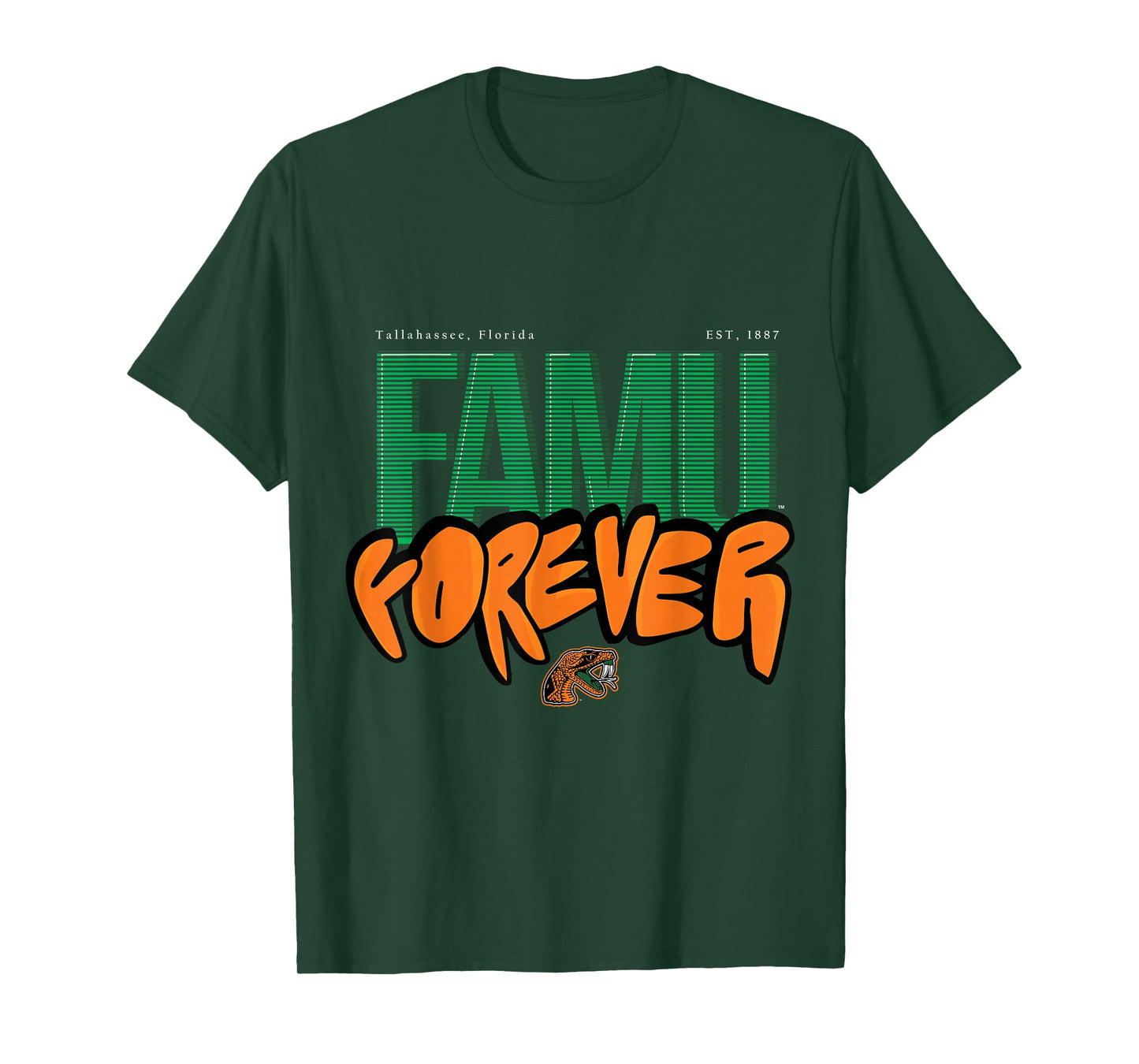 FAMU Forever - Florida A&M University - Rattlers - HBCU T-Shirt