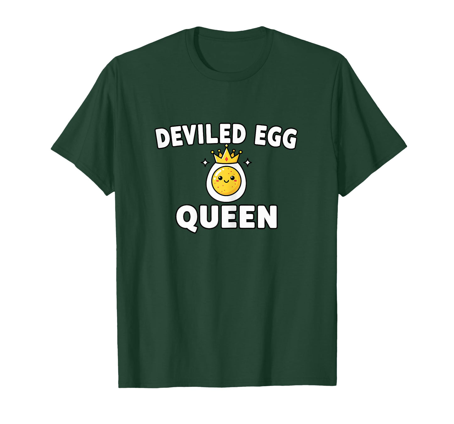 Deviled Egg Queen Cute Kawaii Cooking Pun Easter Brunch T-Shirt