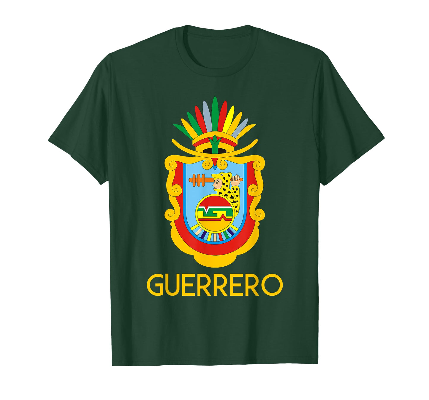 Guerrero Guerrero Estado De Mexico Escudo Eagle Aguila T-Shirt