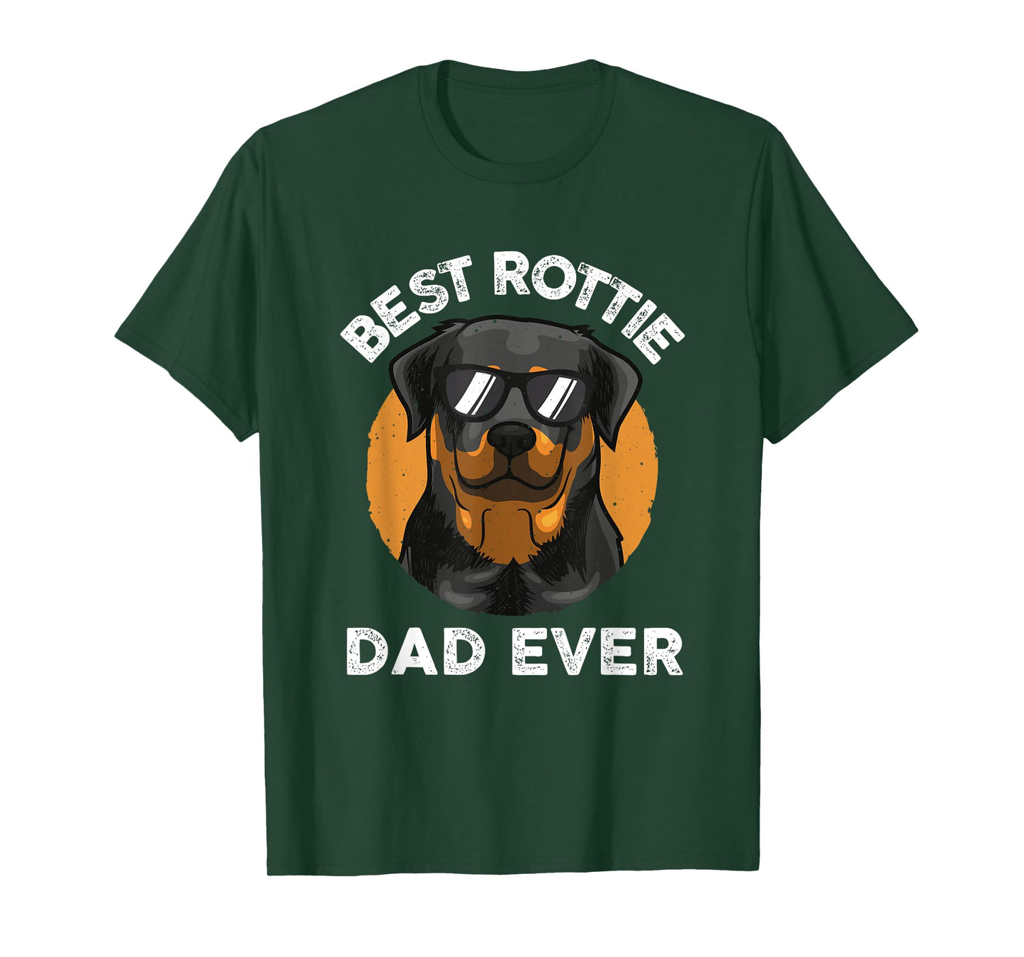 Funny Rottweiler Dad Design For Men Grandpa Rottie Dad Quote T-Shirt
