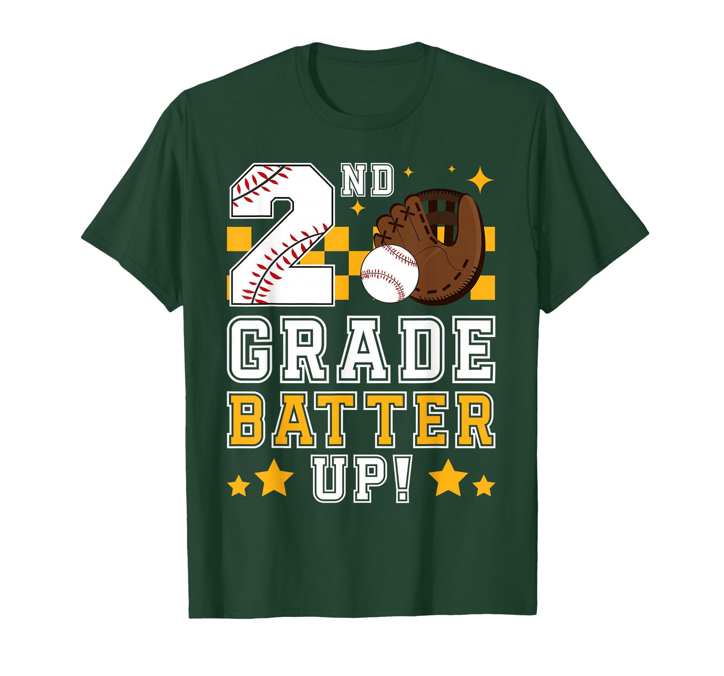 2nd Grade Batter Up Baseball First Day Back To School T-Shirt