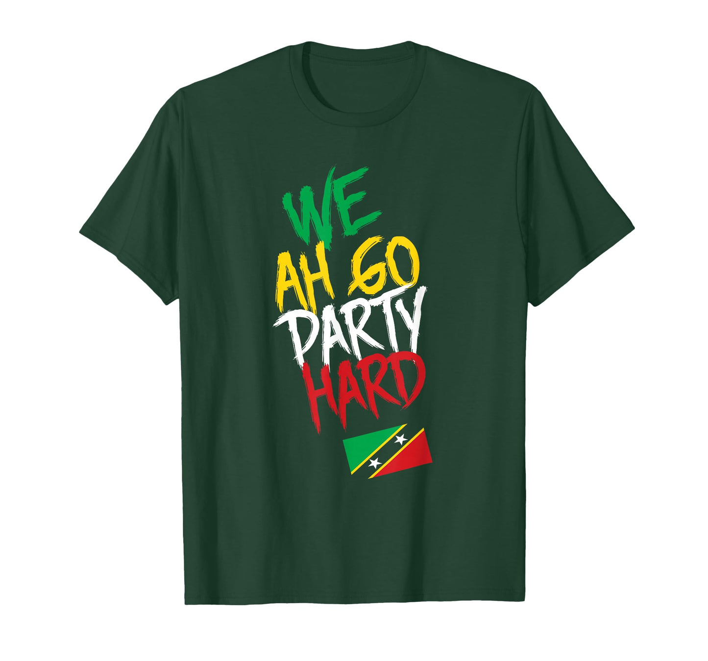 We Ah Go Party Hard Saint Kitts Caribbean Carnival T-Shirt