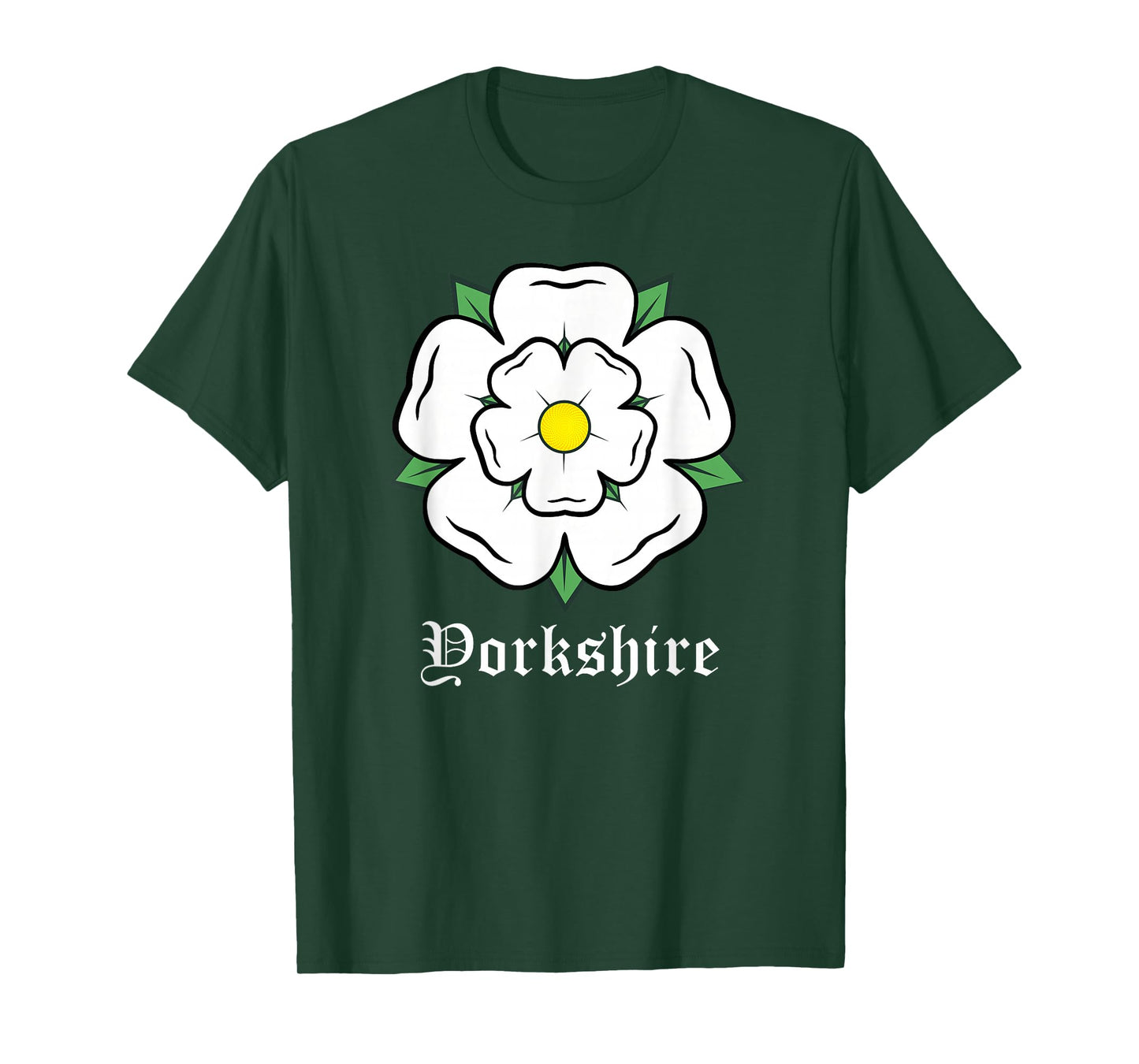 Yorkshire White Rose Symbol UK Country T-Shirt