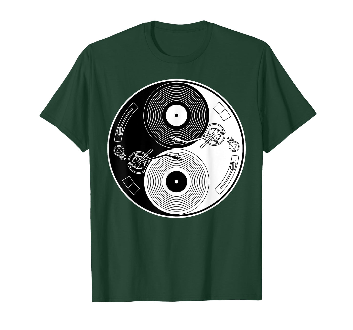 Yin Yang Vinyl Record T-Shirt