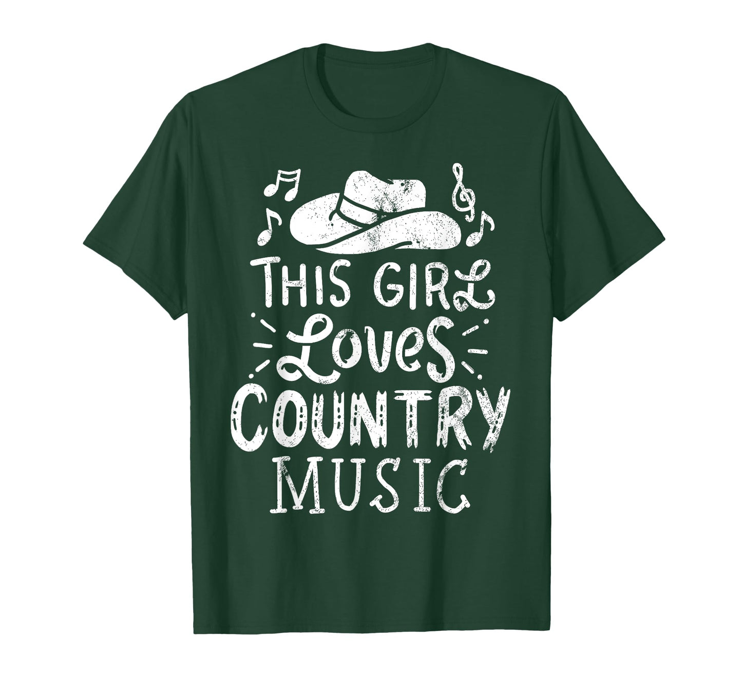 Country Music Western Hat Musician T-Shirt