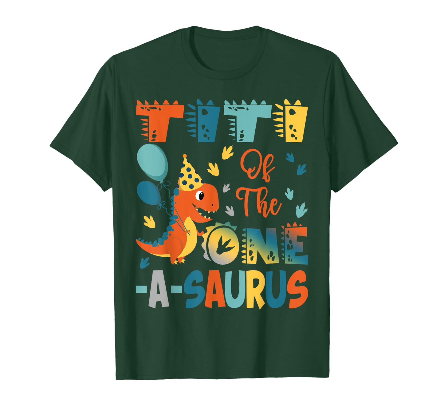 Titi Of The One-A-Saurus 2Nd Birthday Dinosaur Party T-Shirt