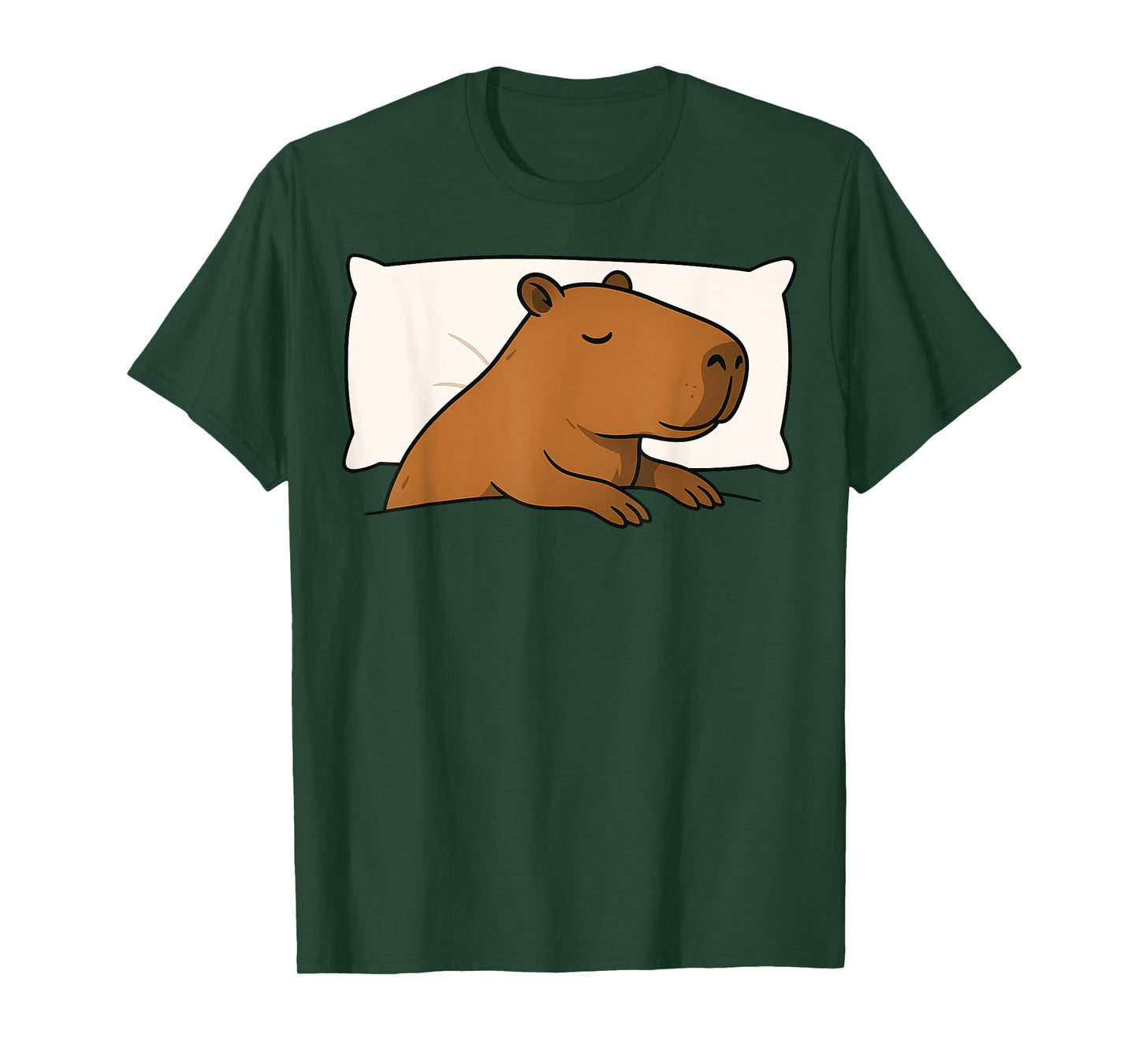 Capybara Favorite Sleepshirt Sleeping Pajamas Boys Girls Kid T-Shirt