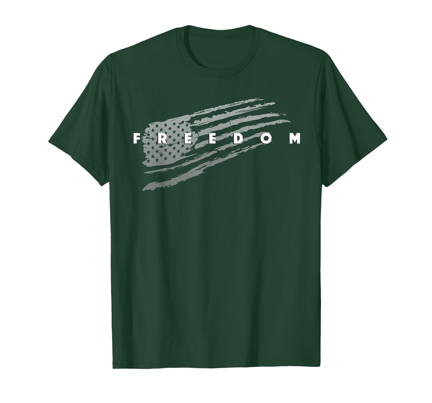 Distressed American Flag Patriotic Pride Freedom T-Shirt