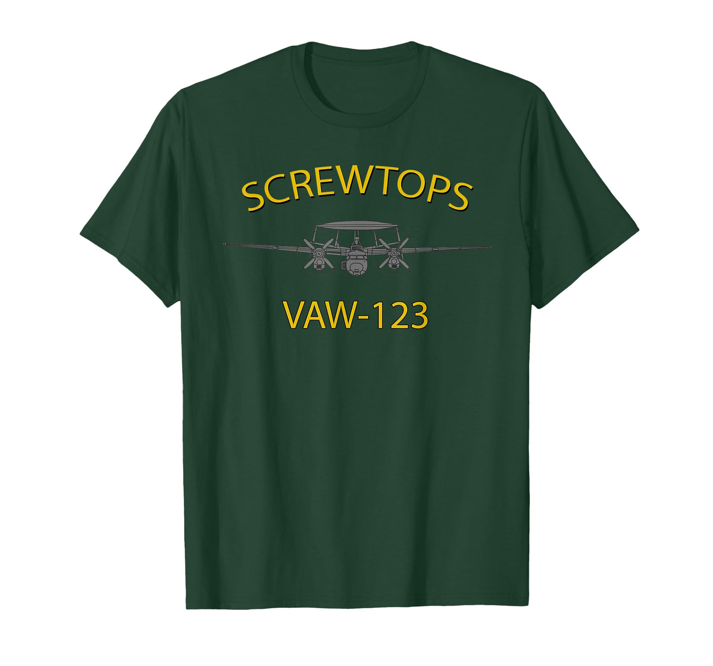 VAW-123 "Screwtops" Squadron E-2 Hawkeye T-shirt T-Shirt