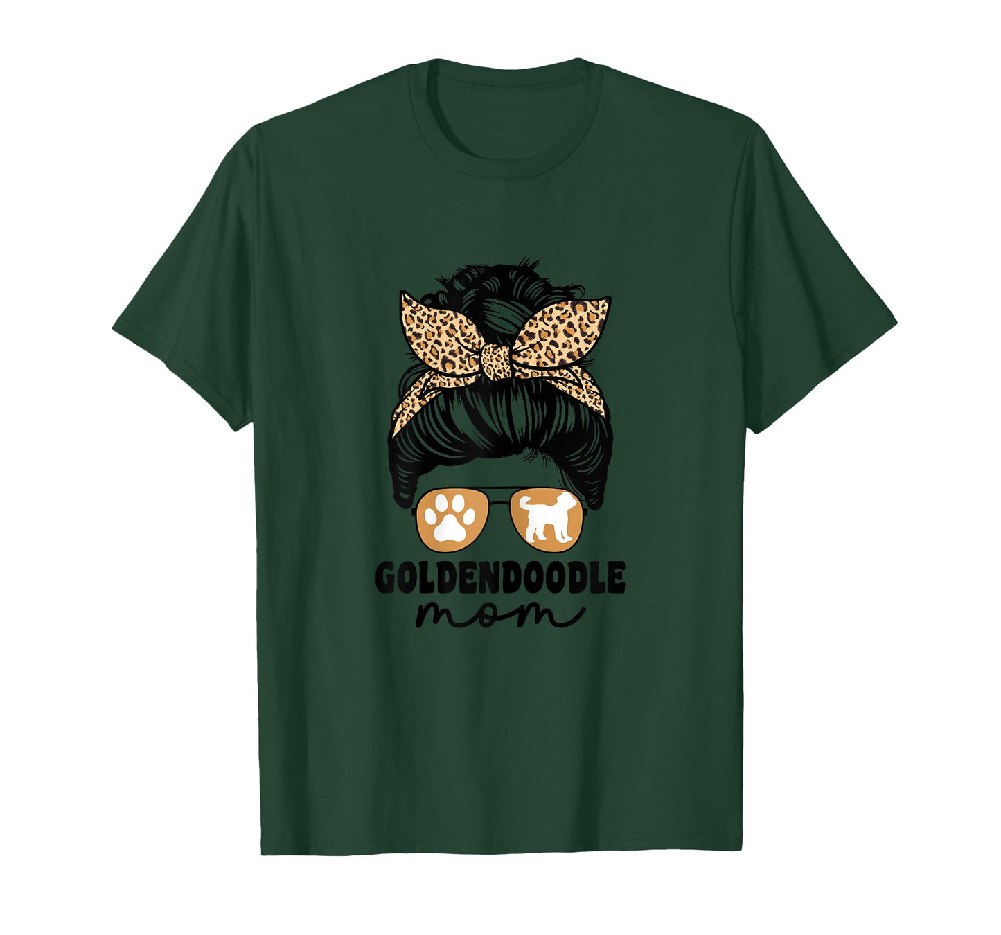 Cute Goldendoodle Mom For Women Ladies Doodle Dog Mom Funny T-Shirt