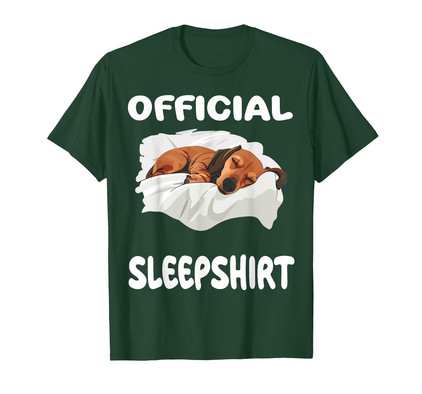 Dachshund Doxie Dog Official Sleepshirt Pajamas Nightgown T-Shirt