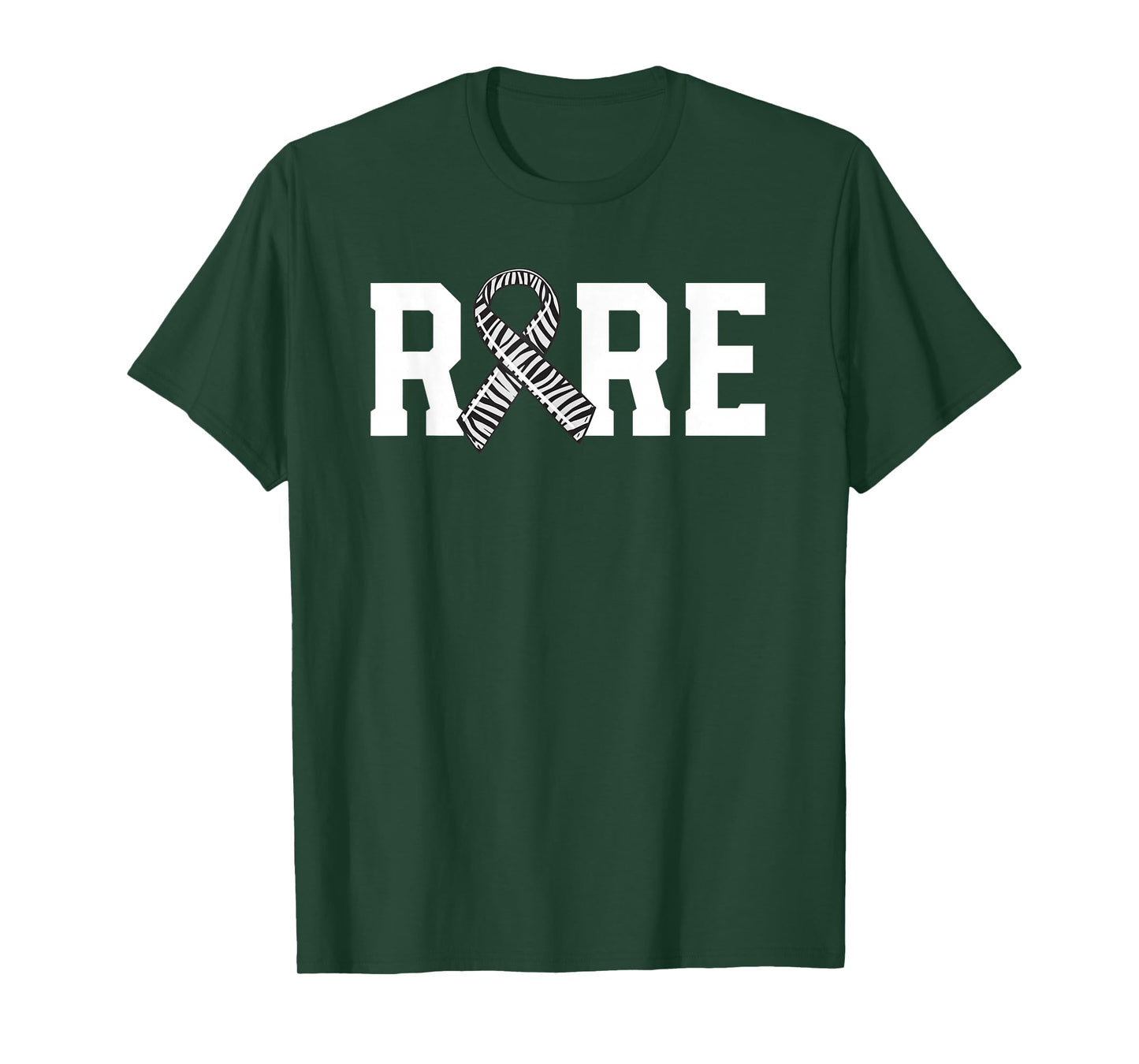 Rare Disease Awareness Walk Zebra Ribbon EDS Carcinoid T-Shirt
